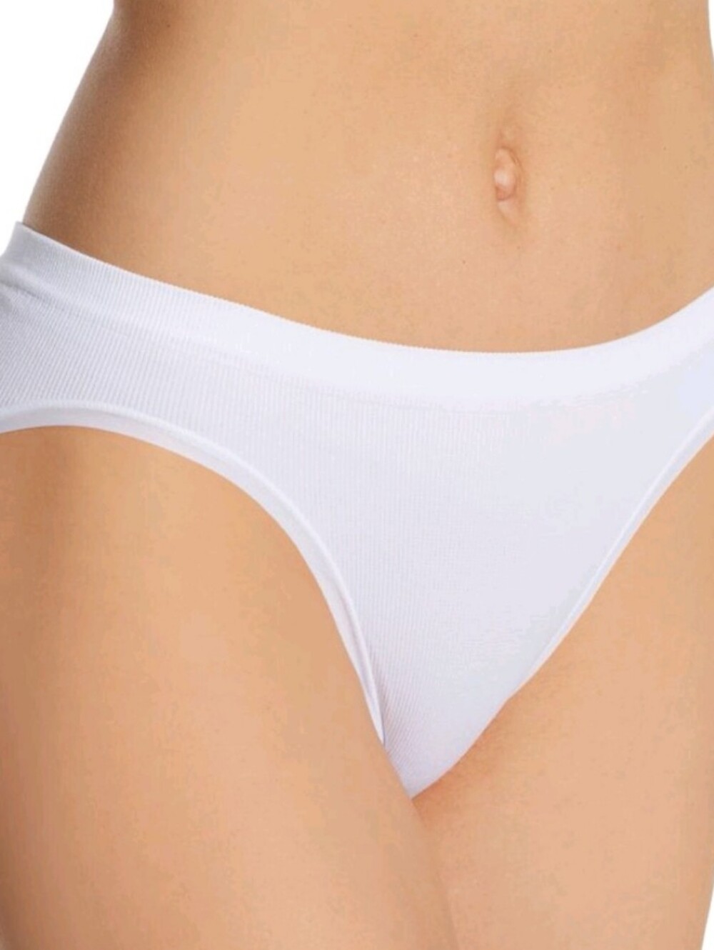 Maidenform Soft Stretch Seamless Bikini Panty- White